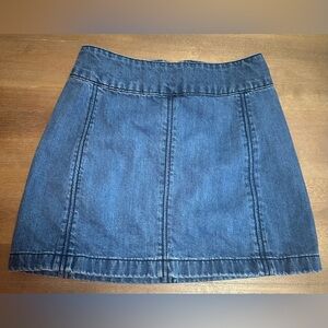 Free People Denim Mini Size 0